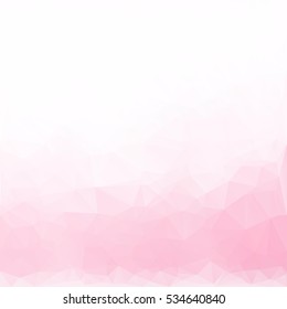 Pink Polygonal Mosaic Background, Creative Design Templates