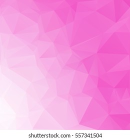 Pink Polygonal Mosaic Background, Creative Design Templates