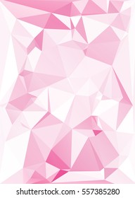 Pink Polygonal Mosaic Background, Creative Design Templates