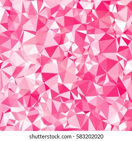 Pink Polygonal Mosaic Background, Creative Design Templates