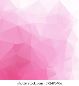 Pink Polygonal Mosaic Background, Creative Design Templates