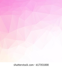 Pink Polygonal Mosaic Background, Creative Design Templates