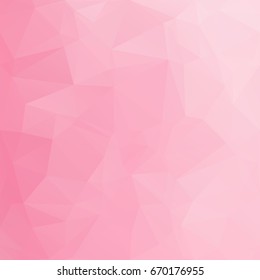 Pink Polygonal Mosaic Background, Creative Design Templates