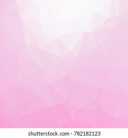 Pink Polygonal Mosaic Background, Creative Design Templates