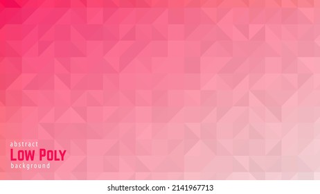Pink Polygonal Mosaic Background, Low Poly Style, Vector illustration, Business Design Templates