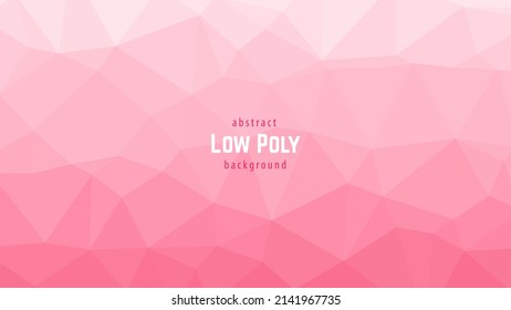 Pink Polygonal Mosaic Background, Low Poly Style, Vector illustration, Business Design Templates
