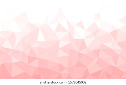 Pink polygonal mosaic background, Vector illustration, Used for presentation, information, technology, website, poster, business, work.