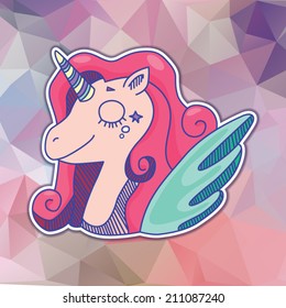 Pink Pony Unicorn 