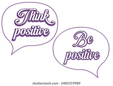 pink positive design vector art