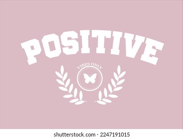pink positive vector art design college design