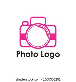Pink Pretty Fun Camera Logo