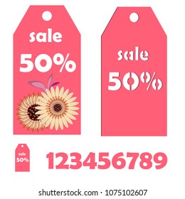 
Pink price tag. Spring.