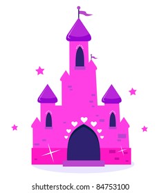 5,197 Cartoon pink castle Images, Stock Photos & Vectors | Shutterstock