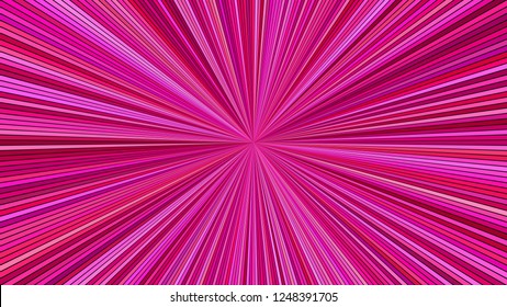 Pink psychedelic abstract ray burst background - vector illustration from striped rays