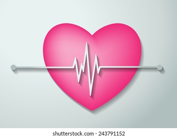 pink pulse Light Abstract Technology background for computer graphic website and internet.