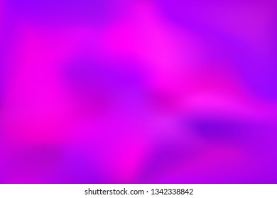 
Pink and purple abstract background of blurry spots. Bright saturated gradient.