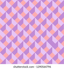 Pink purple abstract geometric shape pattern vector