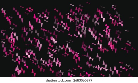 Pink purple abstract wave triangle shapes vector 1
