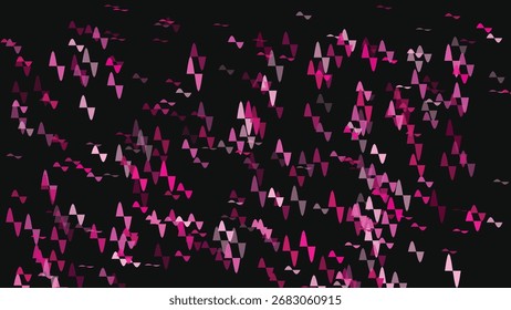 Formas de forma de onda abstracta púrpura rosa color bokeh