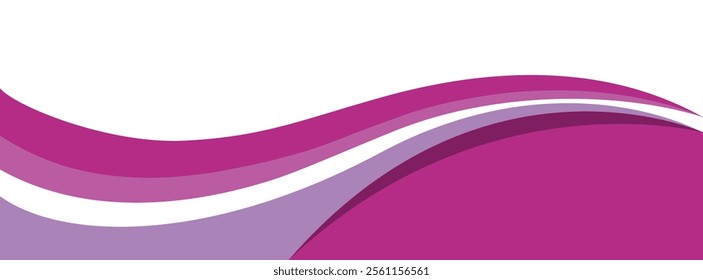 pink and purple abstract wavy background vector illustration isolated design for websites, flyers, brochures advertisement cover, card, banners and posters