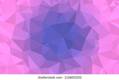 Pink purple background. Abstract polygonal vector. Geometric triangle. Mosaic
