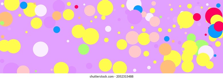 Pink Purple Beige Dark Blue Lavender Background. Vivid Color Pastel Kids Bright Print. Vibrant Play Light Yellow Red Children Textile. Green Rainbow Circles Multicolor Violet Wallpaper.