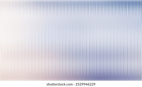 Pink purple and blue ribbed glass. Vector ribbed glass texture background. Mesh gradient. acrylic ribbed bath surface. Reeded glass background semitransparent overlay. Bath wall window