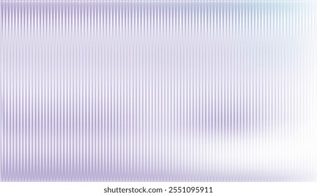 Pink purple and blue ribbed glass. Vector ribbed glass texture background. Mesh gradient. acrylic ribbed bath surface. Reeded glass background semitransparent overlay. Bath wall window