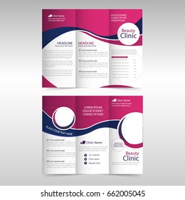 pink and purple business tri-fold Leaflet Brochure Flyer report template vector minimal flat design set, abstract three fold presentation layout templates a4 size