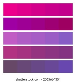 Pink Purple Color Palette Creative Concept Stock Vector (Royalty Free ...