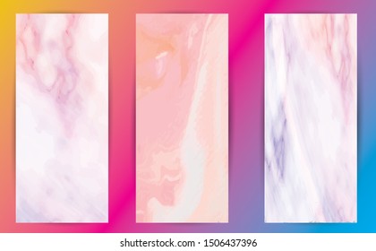 Pink Purple Colored Marble Template Abstract Marble Background for Designs, Posters, Brochure, Banners, Cards.