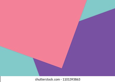 pink purple colorful soft paper pastel background, minimal flat lay style fashionable cosmetics pastel top view banner, wallpaper geometric flat lay pastel style abstract overlay backdrop (vector)