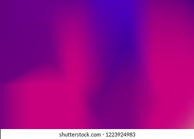 Pink purple coral and violet gradient mesh background. Abstract blurred smooth image. Smooth blend banner template. Iridescent holographic wallpaper, frame, banner. Amazing Neon Gradient Texture
