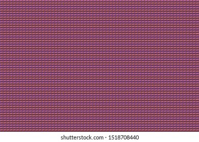 Pink and purple deformed rectangles on an orange background create the appearance of a rough fabric texture.