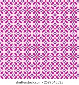pink purple flower pattern seamless