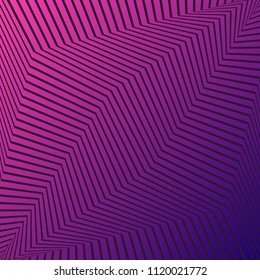Pink and purple geometric abstract background with black lines. Vector illustration