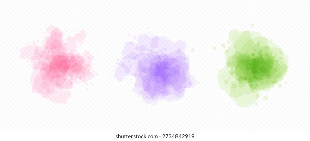 Blobs color rosa 