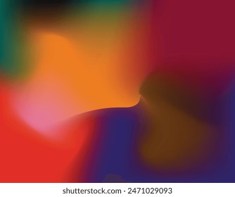 Pink, Purple, Green, Light, Yellow, Red, Blue, Black and Sky Blue color combination smooth gradient background design.