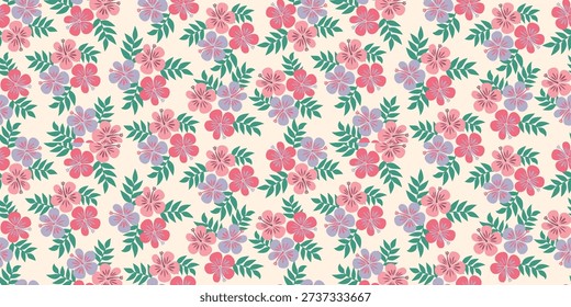 pink and purple hibiscus design pattern, green leaf on white background. hibiscus motif summer patterns for Hawaiian shirts. botanical motif floral hibiscus. beautiful pattern flowers, seamless print.