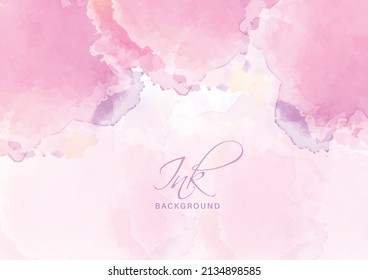 Pink and purple ink background HD wallpaper deign