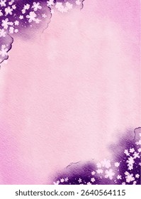 pink purple lavender colorful abstract illustration, background, wallpaper, card invitation design