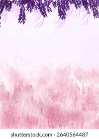 pink purple lavender colorful abstract illustration, background, wallpaper, card invitation design