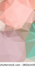 Pink Purple light Pastel geometric rumpled triangular low poly style vector Background for Smart phone