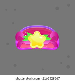 Forma líquida Púrpura Rosa Ventanilla Pop Planta Caricatura Rosa Estrellas Amarillas Estrellas Y Líneas Gráficas Encabezado Cuto Colorido Diseño Vector De Caricatura