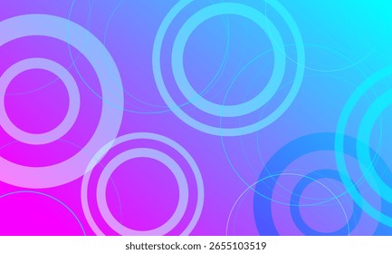 rosa roxo multi círculos formas engraçado padrão estilo abstrato fundo