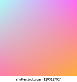 Pink Purple orange blue soft gradient color background vector illustration. Abstract blur color tone squre template concept design for web,page.