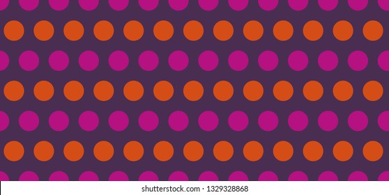 Pink, Purple and Orange Dots