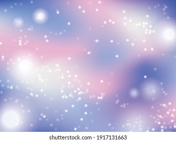 Pink Purple Pastel Bokeh Stars Background