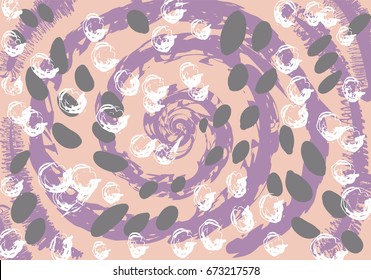 Pink purple pattern with blots
