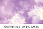 Pink, purple sky with clouds and Abstract watercolor digital art painting for texture background, Purple watercolor background painting on paper texture.	